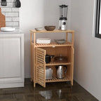 Bamboo Storage Cabinet - 11.8D x 23.6W x 31.7H