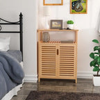Bamboo Storage Cabinet - 11.8D x 23.6W x 31.7H
