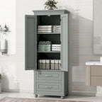 Bathroo Storage Cabinet with Two Drawers