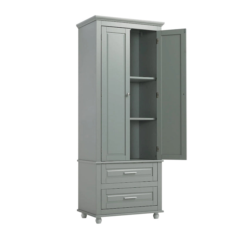 Bathroo Storage Cabinet with Two Drawers