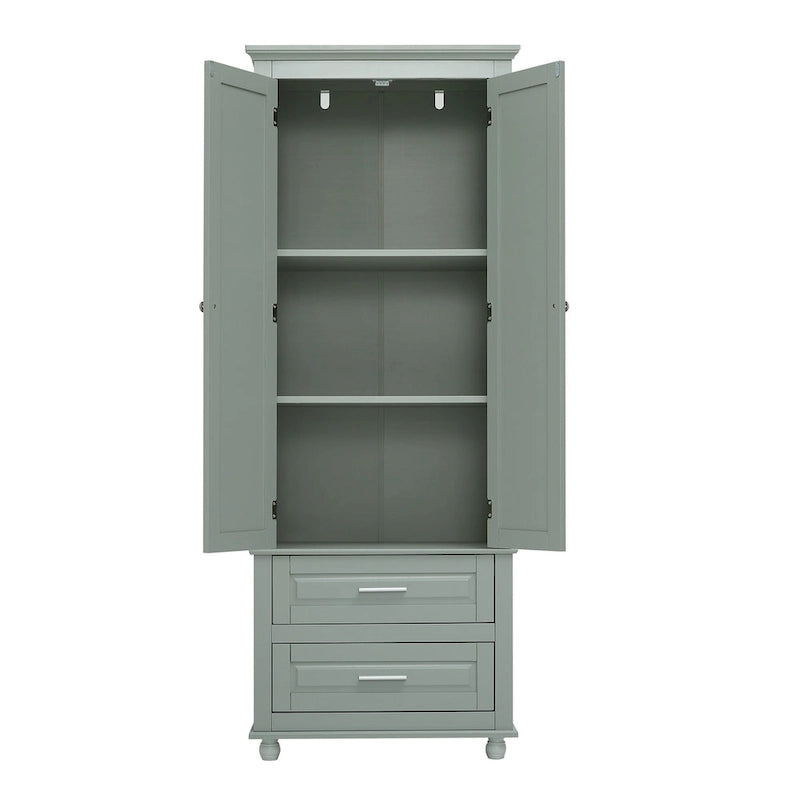 Bathroo Storage Cabinet with Two Drawers