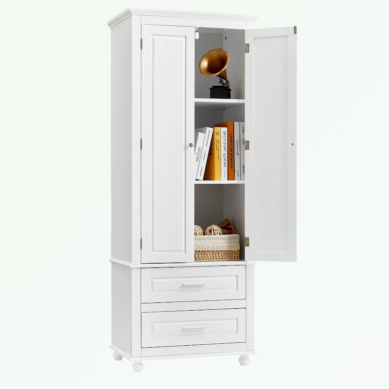 Bathroo Storage Cabinet with Two Drawers