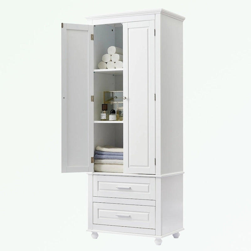 Bathroo Storage Cabinet with Two Drawers