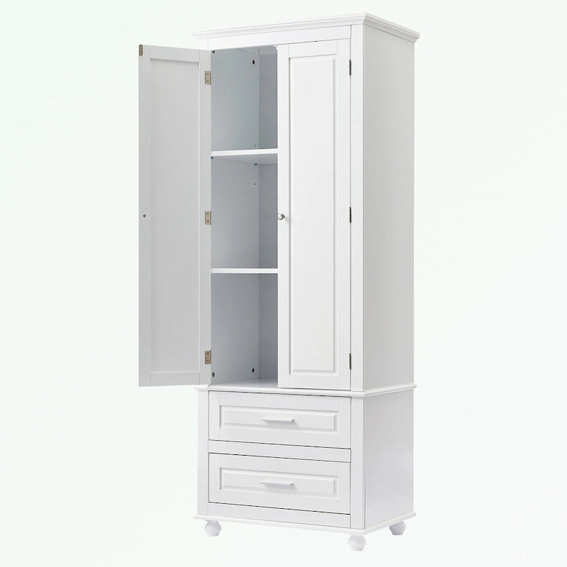 Bathroo Storage Cabinet with Two Drawers