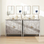 Light Grey 30.71 in. H Storage Cabinet with Shelves - 31.50 x 14.97