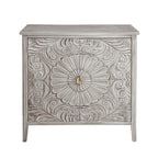 Light Grey 30.71 in. H Storage Cabinet with Shelves - 31.50 x 14.97