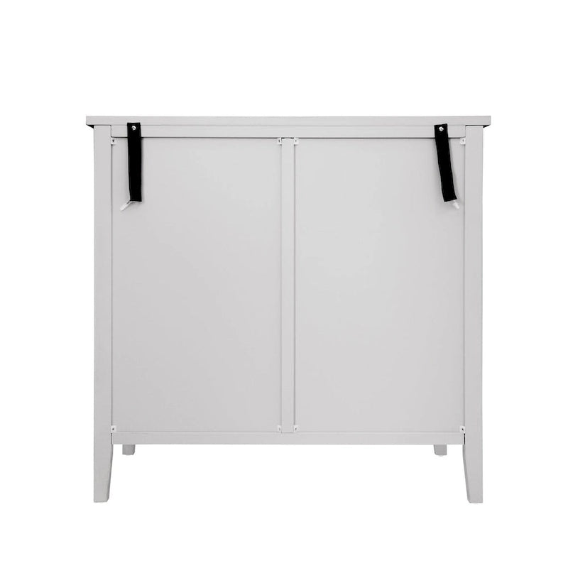 Light Grey 30.71 in. H Storage Cabinet with Shelves - 31.50 x 14.97
