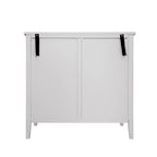 Light Grey 30.71 in. H Storage Cabinet with Shelves - 31.50 x 14.97