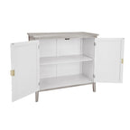 Light Grey 30.71 in. H Storage Cabinet with Shelves - 31.50 x 14.97