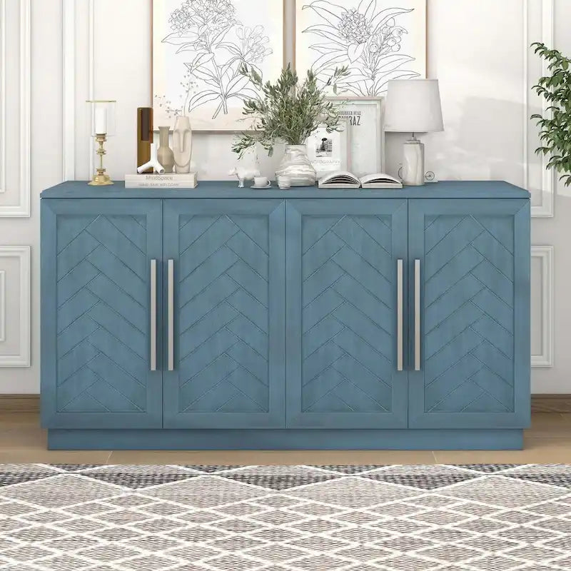 Sideboard with Adjustable Shelves for Kitchen