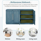 Sideboard with Adjustable Shelves for Kitchen