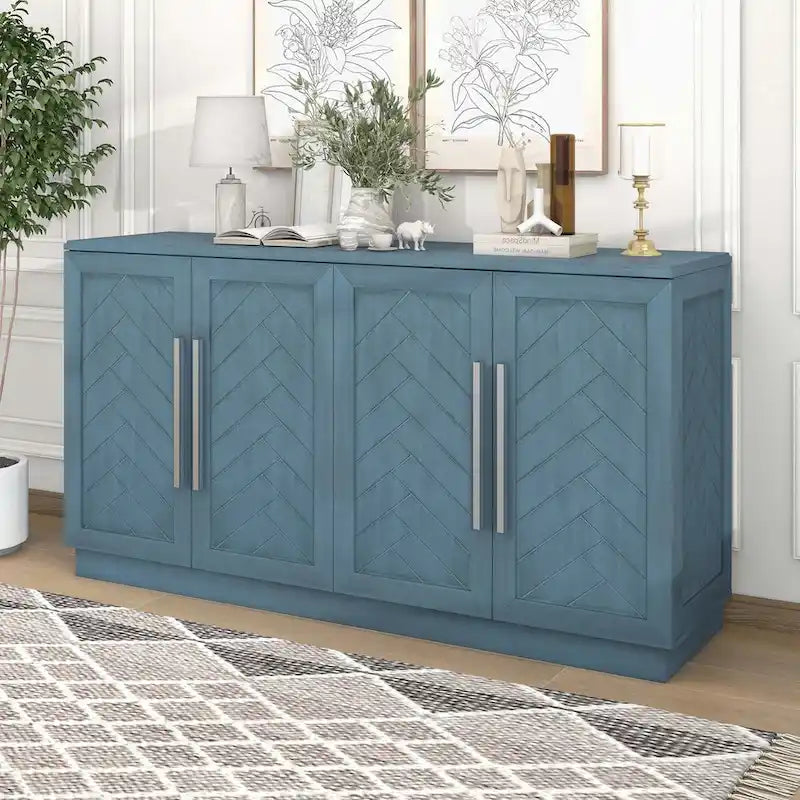 Sideboard with Adjustable Shelves for Kitchen