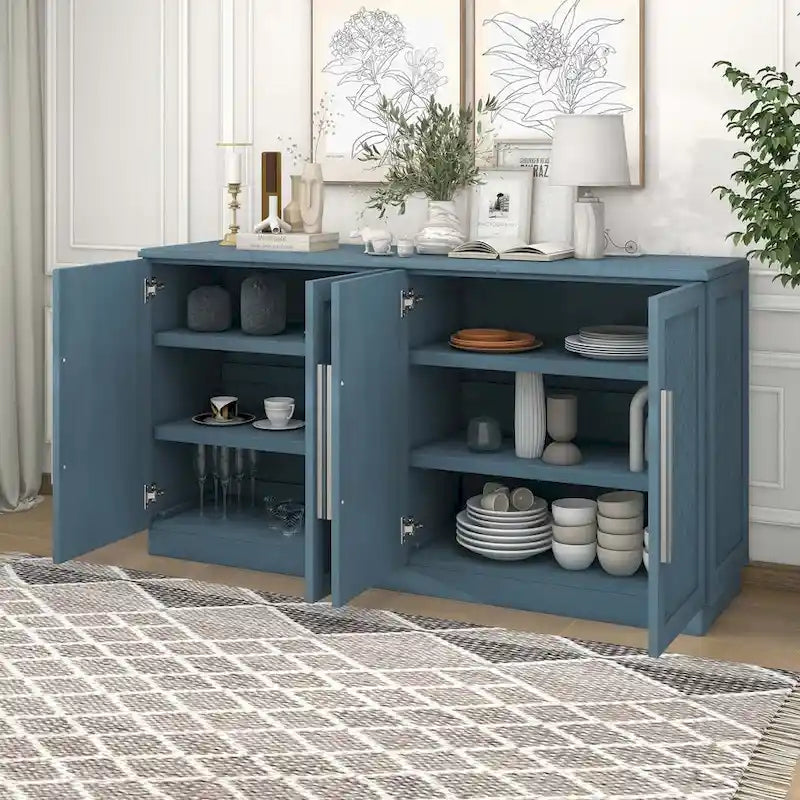 Sideboard with Adjustable Shelves for Kitchen
