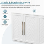 Sideboard with Adjustable Shelves for Kitchen