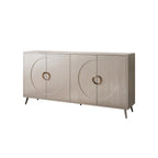 Modern Lacquered 4 Door Wooden Cabinet