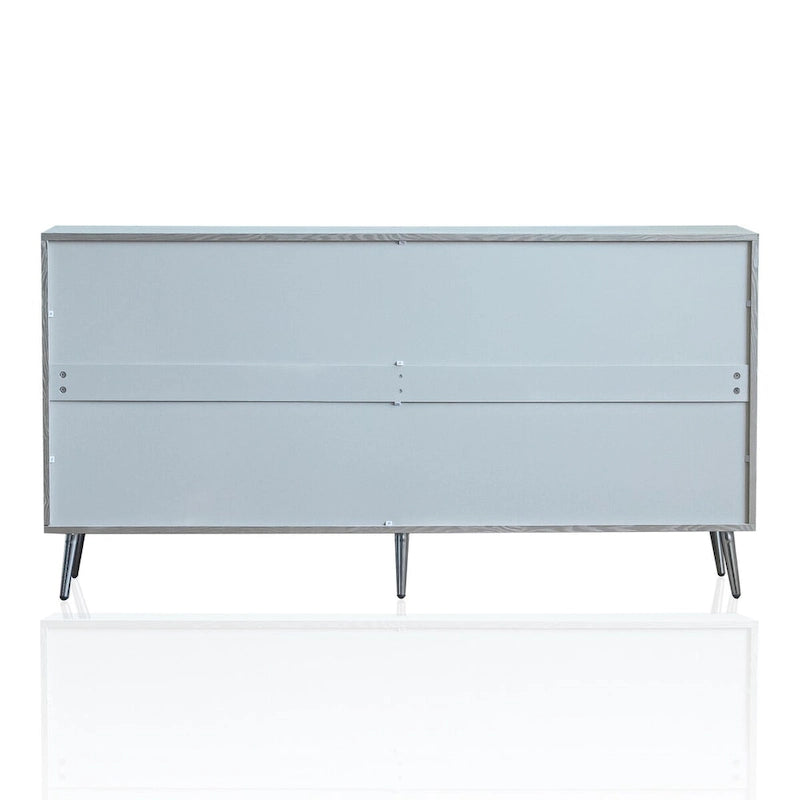 Modern Lacquered 4 Door Wooden Cabinet