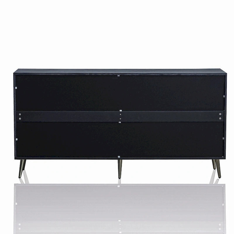 Modern Lacquered 4 Door Wooden Cabinet