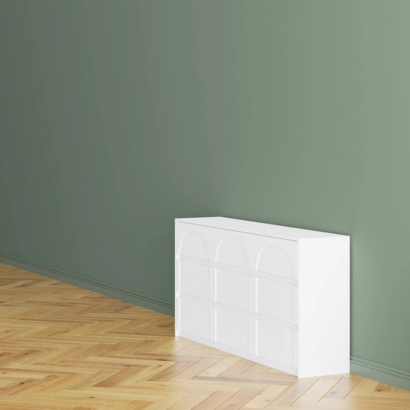 63W Contemporary 6-Drawer Storage Cabinet Sideboard Buffet