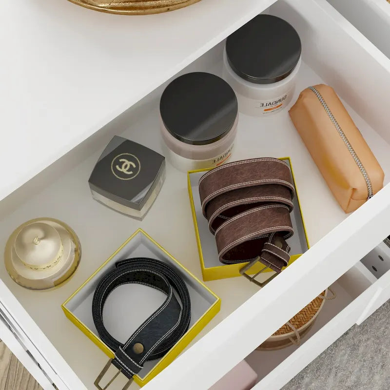 63W Contemporary 6-Drawer Storage Cabinet Sideboard Buffet