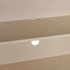 Modern 4-door Sideboard with Convex Pattern Doors and 2 Silver Handle for Living Room, Dining Room, Kitchen