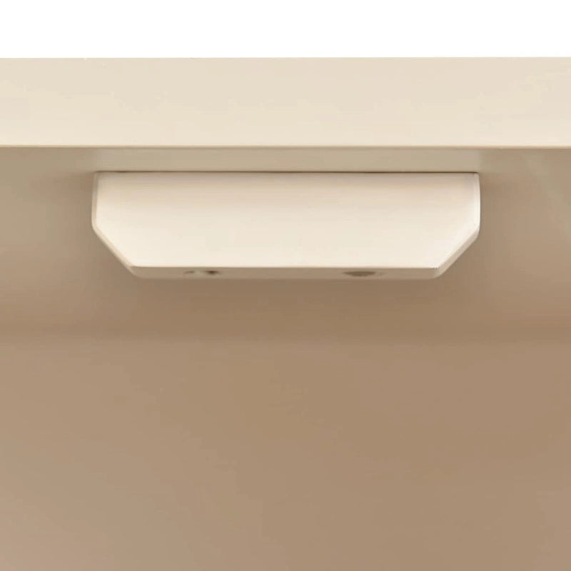 Modern 4-door Sideboard with Convex Pattern Doors and 2 Silver Handle for Living Room, Dining Room, Kitchen