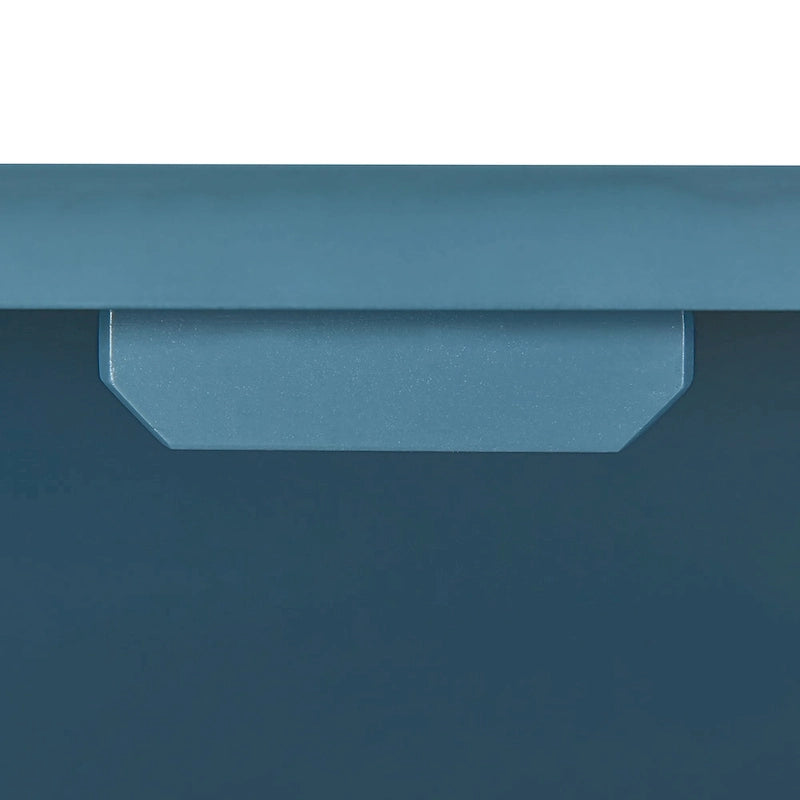 Modern 4-door Sideboard with Convex Pattern Doors and 2 Silver Handle for Living Room, Dining Room, Kitchen