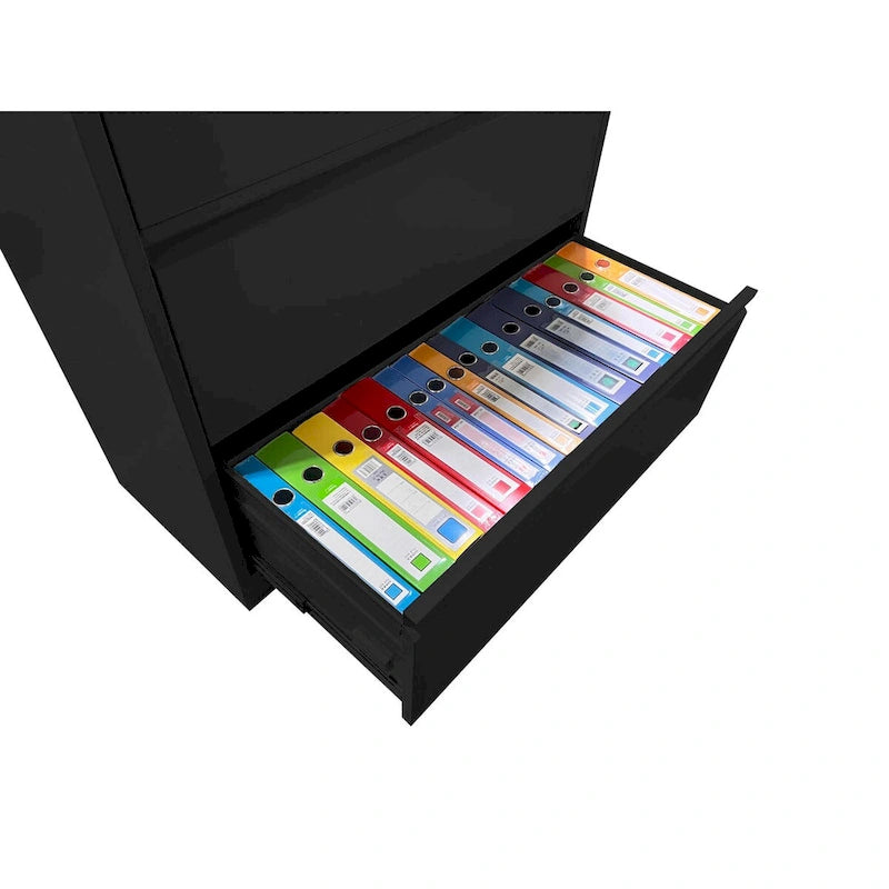 5 Drawer Metal Lateral File Cabinet,Filing Cabinet with Lock,Lockable File Cabinet for Home Office,Locking Metal File Cabinet