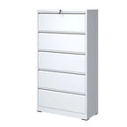 5 Drawer Metal Lateral File Cabinet,Filing Cabinet with Lock,Lockable File Cabinet for Home Office,Locking Metal File Cabinet