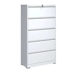 5 Drawer Metal Lateral File Cabinet,Filing Cabinet with Lock,Lockable File Cabinet for Home Office,Locking Metal File Cabinet