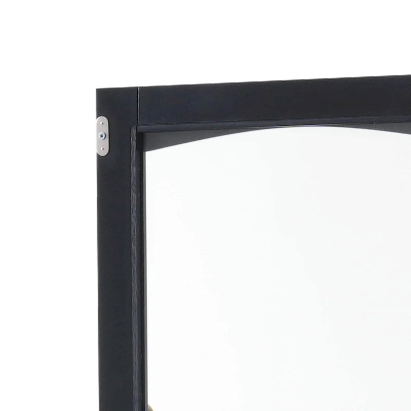 Tall Bathroom Storage Cabinet with Glass Doors