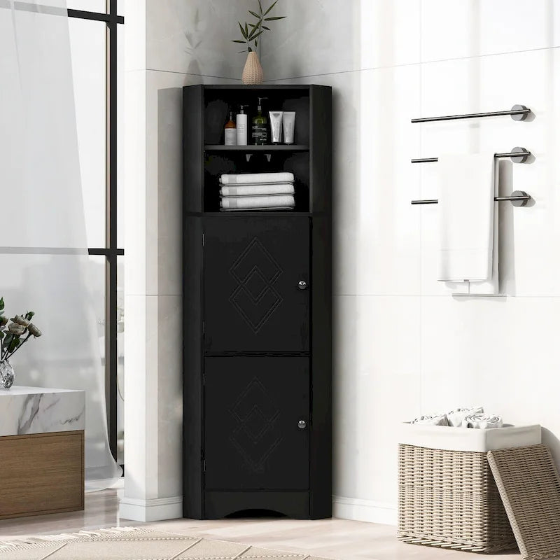 Freestanding Storage Cabinet with Doors