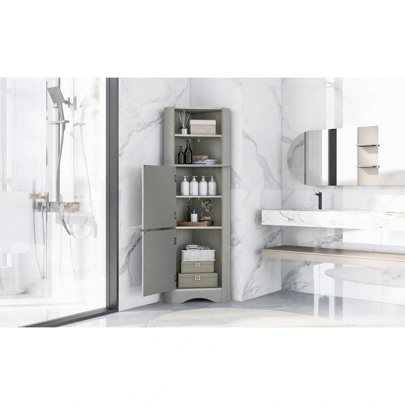 Freestanding Storage Cabinet with Doors