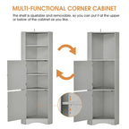 Freestanding Storage Cabinet with Doors