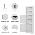 Freestanding Storage Cabinet with Doors