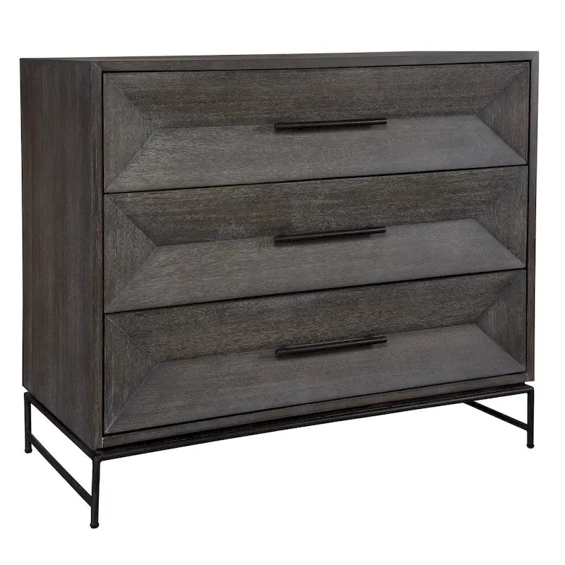 Uttermost Knox Dark Walnut Accent Chest - 32H x 36W x 18D