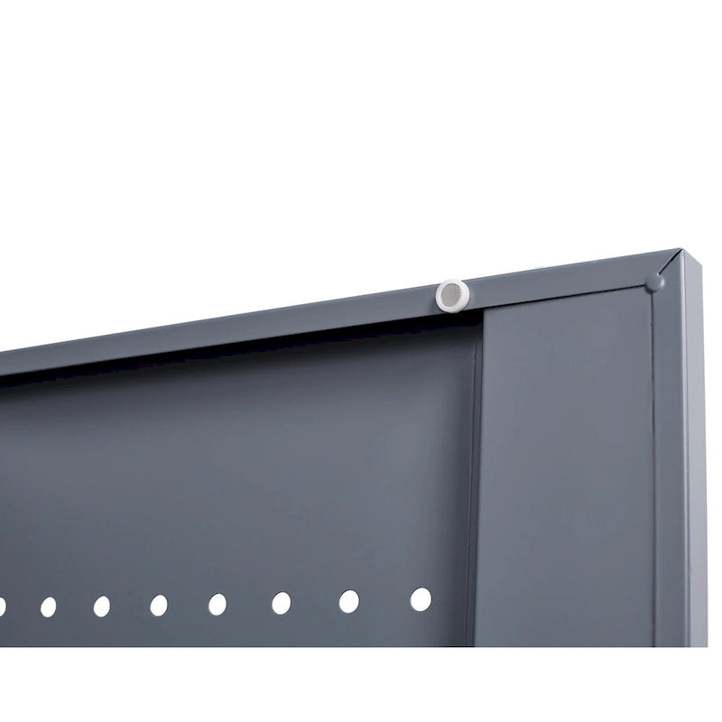 Metal Storage Cabinets, Cleaning Tool Cabinet with Locking Door, Tall Broom Tool Organizer and Storage, Large Storage Cabinet