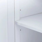 58.30 Inch MDF Sideboard with Adjustable Shelves